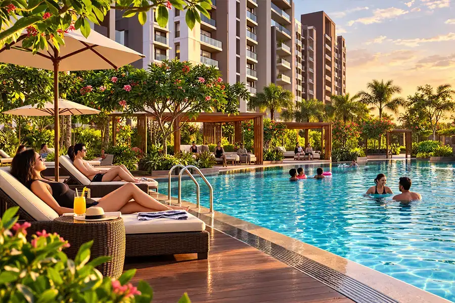 Mohan Parkland Ulhasnagar Pool Deck Mohan Parkland Ulhasnagar Pool Deck